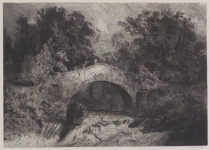 A Bridge in Auvergne by Paul Huet