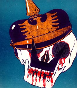 Caricature of Kaiser Wilhelm, 13 April, 1916