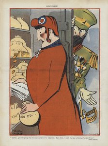 Satire on the Franco-Russian Alliance (Illustration for Le Rire)