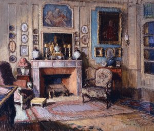An Interior of a Drawing Room by Paul Jean Hugues