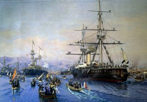 Arrival of the Russian Squadron in Toulon