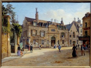 View of the former Pie hospital in the rue Lacepede in Paris