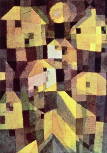 Abstract Composition of Houses by Paul Klee