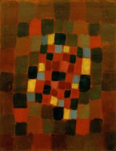 Colorful Flowerbed by Paul Klee