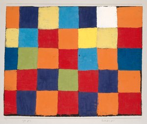 Colour Table Qu 1 by Paul Klee