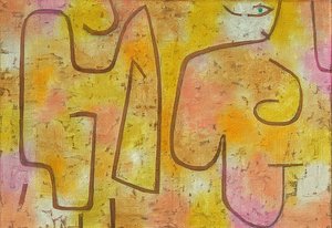 Lady and Fashion. 1938 by Paul Klee