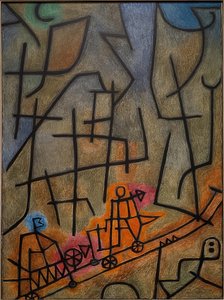 The Conquest of the Mountain. 1939 by Paul Klee
