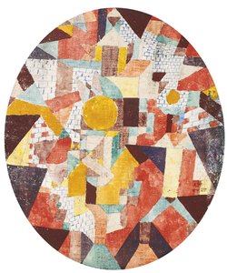 Full moon within walls by Paul Klee