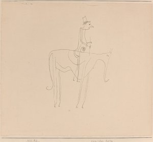 Comic Rider by Paul Klee
