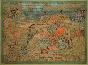 Landscape with Donkeys by Paul Klee