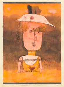 Portrait of Mrs P. in the South by Paul Klee
