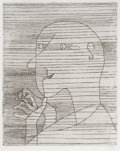 Rechnender Greis by Paul Klee