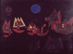 Ships in the Dark by Paul Klee