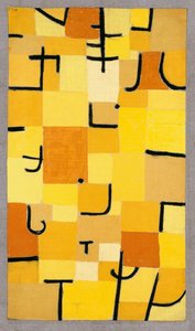 Signs in Yellow by Paul Klee