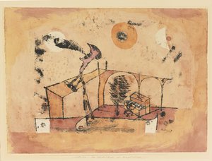 The Heroic Tenor As a Concert Singer, 1922 by Paul Klee