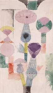 Thistle Bloom by Paul Klee