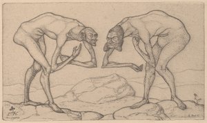 Two Men Meet by Paul Klee