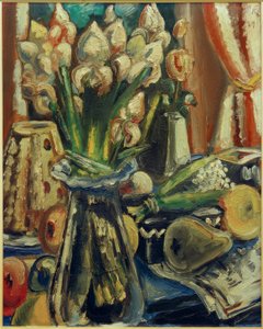 Still Life with Iris Bouquet