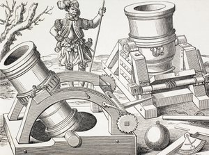 16th Century Mortars on Moveable Carriages by Paul Lacroix