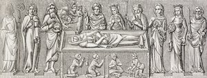 After the Bas-Relief on the Tomb of Elisabeth of Hungary by Paul Lacroix