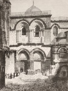 Church of the Holy Sepulchre, Jerusalem, 19th Century by Paul Lacroix
