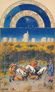 December - the Château de Vincennes by Paul Limbourg