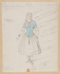 The Bloody Nun - Costume Designs by Paul Lormier - 3. Bohemian Peasant