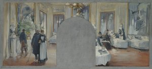 Interior of the Theatre Francais, 1871 by Paul Louis Delance