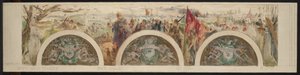 Sketch for the entrance hall of the Hôtel de Ville: Paris and the High Epochs; The Gallo-Franco period