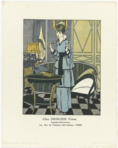 Gazette du Bon Ton, 1914 - No. 1: At MERCIER Frères / Upholsterers - Decorators by Paul Méras