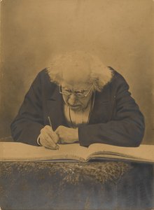 "One should strive for infallibility without claiming to have achieved it" (Malebranche) by Paul Nadar