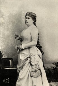 Portrait of Marie Felix, Miolan, Carvalho by Paul Nadar