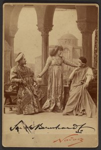 Sarah Bernhardt as Gismonda by Paul Nadar