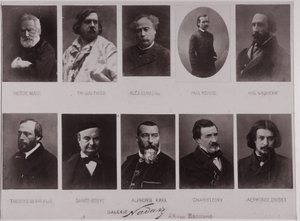 Ten portraits by Paul Nadar