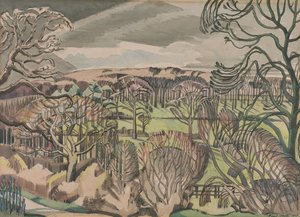 Landscape at Fulmer, Buckinghamshire by Paul Nash