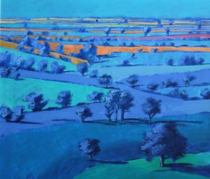 Blue Painting (detail)