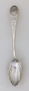 Fluted Teaspoon, c.1785 by Paul Revere