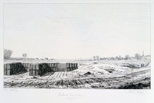 Prussian battery, Siege of Paris, 1870-1871