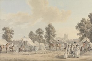 An encampment in St. James