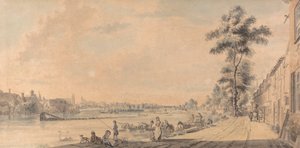 Eton College from the South by Paul Sandby
