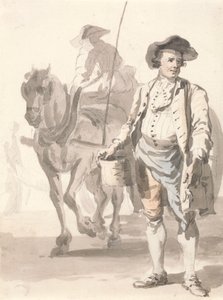 London Cries: A Tinker and His Wife by Paul Sandby