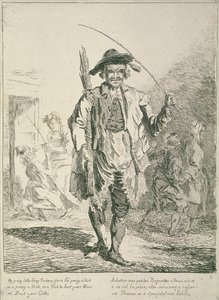 Stick seller, Cries of London by Paul Sandby