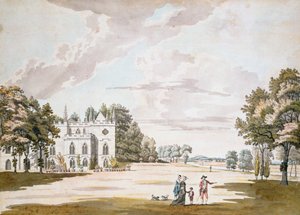 The South Front of Strawberry Hill by Paul Sandby