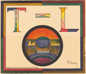 Application of the Chromatic Circle by Mr. Ch. Henry by Paul Signac