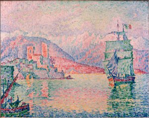 Harbor of Antibes in Evening Light