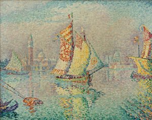 Lagoon, Yellow Sail by Paul Signac
