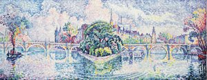 The Garden of Vert-Galant by Paul Signac