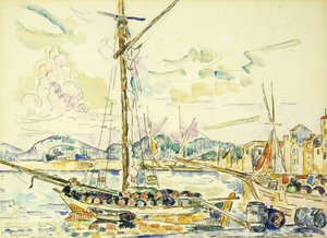 The Port of Saint-Tropez by Paul Signac