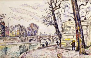 Quai de Seine by Paul Signac