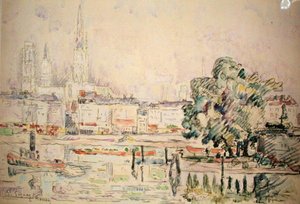 Rouen by Paul Signac